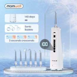 Mornwell 5032 Oral Irrigator Sonic Water Flosser 270ML Tank Dental Teeth Whitening Home Appliance Teeth Cleaner Dental Water Jet 240219