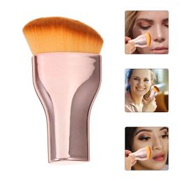 Makeup Brushes Glass Foundation Brush For Women Liquid Rose Gold Portable Small Miss