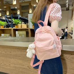 School Bags Teenager Bagpack For Girl 2024 Canvas Backpack Back Bag Schoolcot Fashion Japanese Backpacks Middle Student Women Mochila