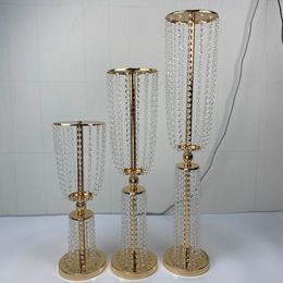 60cm to 120cm tall))Round Cylinder Pedestal Stands gold Cylinder vase Pedestal Display Plints flower Pillars Table for Wedding Party 558