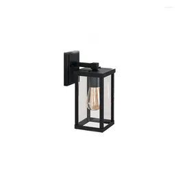Wall Lamp American Style Country Simple Glass Box Lighting For Villa