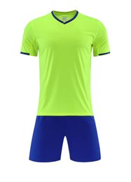 Adult football uniform set for male students, professional sports competition training team uniform, children's light board short sleeved jersey custst