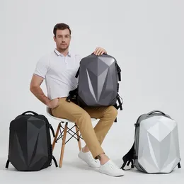 Backpack Waterproof Casual Large Capacity Laptop Bag ABS Hard Case Usb For Men Customs Code Lock Business