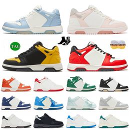 Out Of Office Fashion Low Top Designer Shoes Mens Womens Tops Shoes Black Lemon Yellow Grey White Walking Blue Grey Outdoor Plate-forme Designer Sports Sneakers