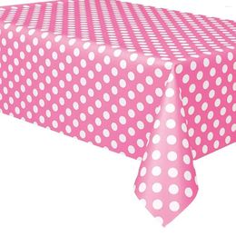 Table Cloth Dot Printed Tablecloth Birthday Party Wedding Waterproof Environmentally Friendly Home Fabric Art