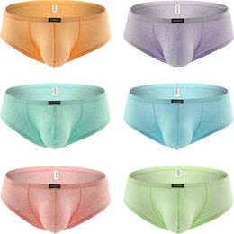 Underpants Men's Cotton Boxer Underwear Sexy Low Rise Men Pouch Shorts Soft Trunk