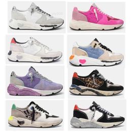 Shoe Brand De Marque Italienne Top-quality Semelle Chaussures Pour Designers Do-old Sale Baskets Avec Star Leopard Sude Melange Goldenity Aoc 3wes