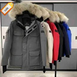Men's Jackets Newly Launched Winter Jacket Mens Northern Designer Vest Hiking and Womens Windproof Fashion Hooded Thickened Down Warm Top