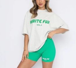 White Foxs Womens Short Sleeve Designer T-shirt Summer Short Sleeve Men's Women's T-shirt Fashion Casual Print Women's European T-shirt Top 453