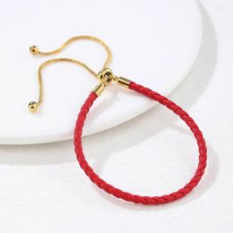 Charm Bracelets 10cm Adjustable Red Rope Thread Line String Jewellery For Women Student Girl