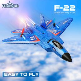 FREMEGO F22 RC Plane SU-27 Remote Control Fighter 2.4G RC Aircraft EPP Foam RC Aeroplane Helicopter Children Toys Gift 240222