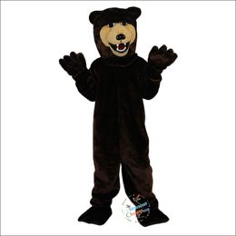 2024 Performance Bear Cartoon Mascot Costume Halloween Christmas Fancy Party Cartoon Character Outfit Suit Adult Women Men Dress Carnival Unisex