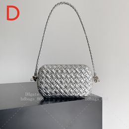 Clutch Bags 10A Knot Evening bag multicolor knit Lambskin Leather Made Mirror 1:1 quality Designer Luxury bags Shoulder bag Fashion Lady bag With box WB69V