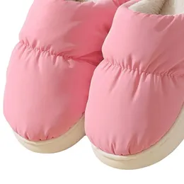 Slippers Electric Heated Plush Foot Warmer Boot Christmas Gifts (Pink)