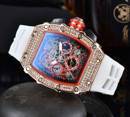 Men's luxury watch leisure diamond watch gold steel shell silica quartz sports watch men's designer watch RM 2023