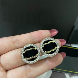 Designer Earrings Fashion Womens Geometric Stud Charm Earrings Luxury Brand Letter Earring Women Wedding Party Jewelry