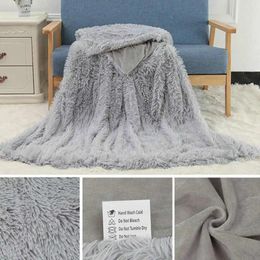 Blankets Fluffy Soft Plush Bed Cover Blanket Faux Fur Pink Bedding Supplies Throw For Beds Couch Sofa Manta