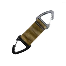 Keychains Outdoor Triangular Buckle Multifunctional Carabiner Webbing Belt Clip Hanging Keychain