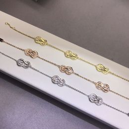 frederique constant nail bracelet designer bracelet for women luxury jewelry Freds Fashion Full Diamond v Gold Plated 18k Rose Gold Three Flower Half Diamond 8c