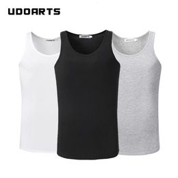 Udoarts Mens 3 Pack Modal Undershirts Crew Neck Tank Tops 240220