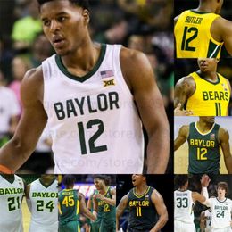 college Baylor Basketball Jersey 12 Jared Butler 31 MaCio Teague 33 Gillespie 25 Clark 42 Dain Dainja mens women youth kids jerseys 4 LJ Cryer 5 Turner