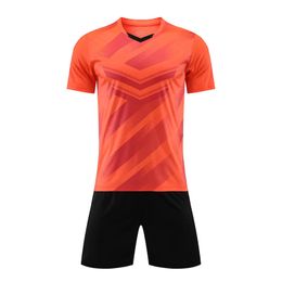 Adult football uniform set for male students, professional sports competition training team uniform, children's light board short sleeved jersey customizatiov