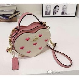 New Womens Designer tote Bag Old Flower Love Box Classic Logo Ladies Luxurys Handbags Cute Love Heart Stripe Crossbody Bags 10 Colours