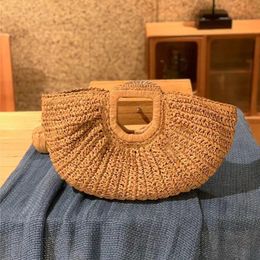 Designer Bag Summer Women's Fashion Woven Vegetable Basket Bag Beach Bag Straw Bucket Bag Luxury Fashion Handbag Shoulder Bags CHPP-0422