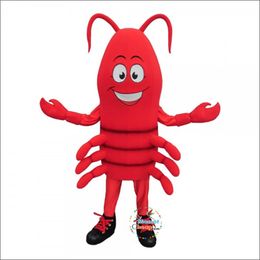 Halloween Lovely Crawfish Mascot Costume Fancy Party Dress Cartoon Character Carnival Xmas Easter Advertising Birthday Party Costume