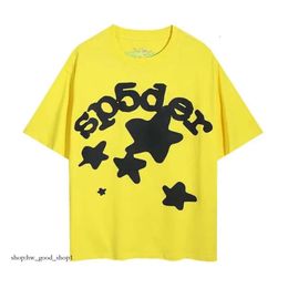 Spider Shirt Designer T Shirt 2024 Summer for Men and Women Size Graphic Tee Clothing Sp5der T Shirt Pink Black White Young Thug Lpm 731