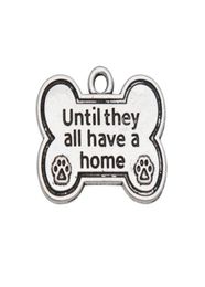 Whole Alloy Dog Bone Shape Charms Until They All Have A Home Dog Paw Print Charms 2025mm 50pcs AAC9743564762