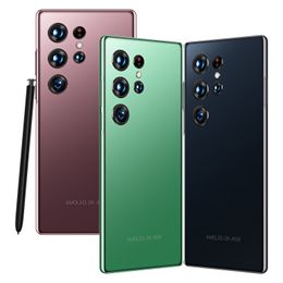 Smartphone Android S22+Ultra 6,6 pollici di grande schermo 5 milioni di pixel Android 11 Sistema telefoni cellulari 4G Smartphone 3GB+64 GB.Non Samsung