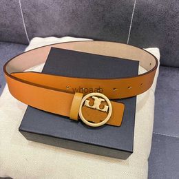 Belts 2023 High quality belt women genuine leather golden bronze buckle designer cowhide belts men luxury 5 Colours Carry CHD2308211 capsboys 240226