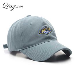 Ball Caps Retro Y2K Hip Hop Baseball Hat Japanese Mens and Womens Embroidered Letters Fashion Couple Hat Student Snapshots Hat J240226