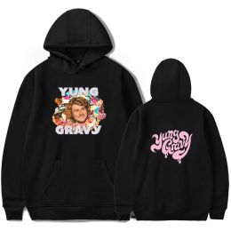 Rapper Yung Gravy Merch Oversized Hoodie Women Men Harajuku Sweatshirt Streetwear Hip Hop Long Sleeve Pullover Hooded Jacket