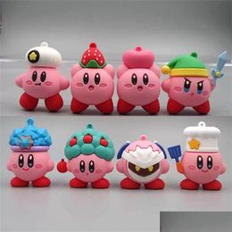 Party Favour Figure Kawaii Kirby Stars Different Shapes Pvc Model Toys Boys And Girls Birthday Gifts For Friends Or Children Drop Del Dhwyy