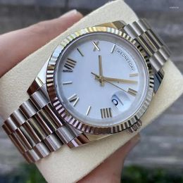 Armbanduhren Luxus Herrenuhr Herren 316L Edelstahl Uhrenarmband 2813 Automatik mechanisch