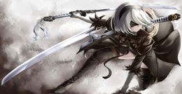 NieR Automata YoRHa No 2 Type B Art Silk Print Poster 24x36inch60x90cm 0167172801