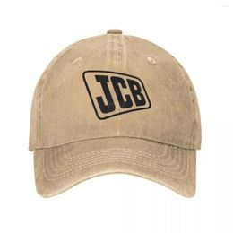 Ball Caps Jcb Logo Diy Print Baseball Vintage Distressed Washed Sun Cap Men Women Outdoor Summer Unstructured Soft Hats