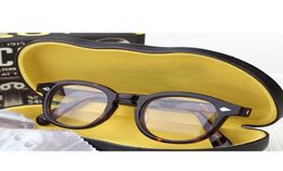 Johnny Depp Glasses Men Women Optical Glasses Frame Brand Design Acetate Vintage Computer Transparent Eyeglasses With box Z0808174036