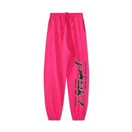 spider hoodie mens pink hoodies spider tracksuit designer sweatpants set thickened Terry cloth high street tide athleisure higher quality foam sweatshirts 43