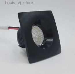 Downlights Free shipping 5W Dimmable COB led recessed ceiling mini smail down light Square Black shell AC110V/AC220V/AC230V YQ240226