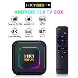 HK1 RBOX K8 Android 13 TV BOX RK3528 64GB 32GB 16GB 5G WIFI 6 BT 8K Vedio Decoding Media Player Set Top Receiver ZZ