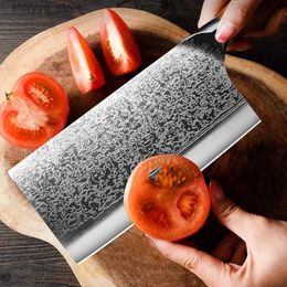 Kitchen Knives Damascus steel kitchen knife household stainless slicing chef special sharp cutting TB9195 Q240227