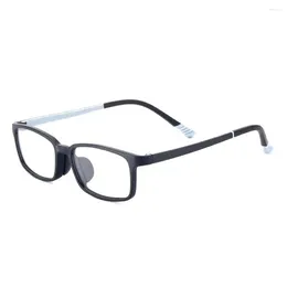 Sunglasses Frames Men And Women Lightweight Full Rim TR90 Rectangle Small Black Optical Prescription For Myopia Presbyopia Progressive Lens