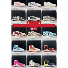 amirnity amari i amirris amii amiiri am ami White Bones Uomo i Multicolor irlies Red iiri Scarpe Applique Upper Designer Nero Sneakers Blu SKELTOP Verde HI Wo D56O