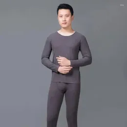 Men's Thermal Underwear Long Johns Set Fiber Breathable Top And Pant Thermar Comfortable