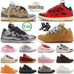 tasarımcı erkek rahat ayakkabılar spor ayakkabıları klasik dana derisi Şerit Streç Pamuk Düşük Üst Kauçuk platform taban【code ：L】lanvin shoes lanvins sneakers