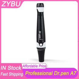 Dr. pen Ultima A7 With 2 pcs 12Pins Cartridges Professional Microneedling drpen A7 for acne scars and wrinkles Derma Pen MTS Treatment Dermapen Meso Therapy Skin Care