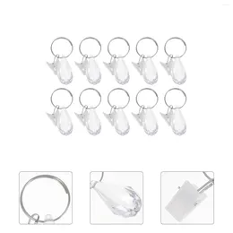 Table Cloth 10 Pcs Curtain Counter Weight Tablecloth Weights For Outdoor Tables Home Shower Bottom White Clip Window Crystal Weighted Liner